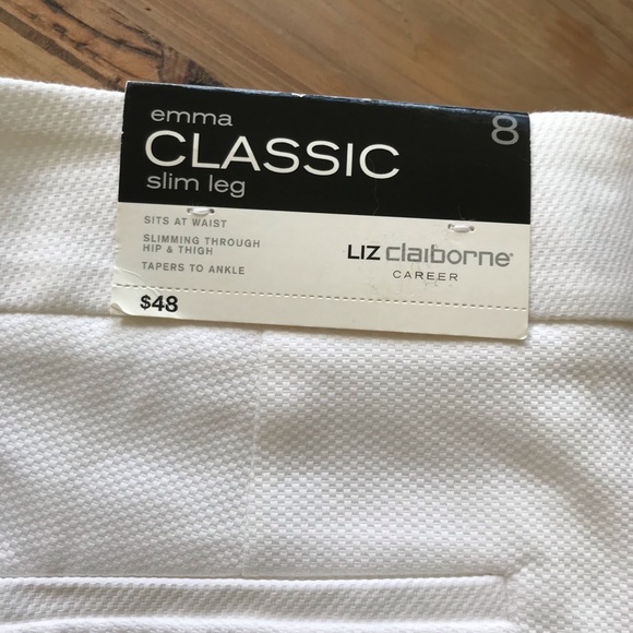 Classic Slim fit Capri by Liz Claiborne - Picture 2 of 4
